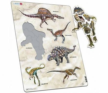 Пазл – Динозавры, 30 деталей 